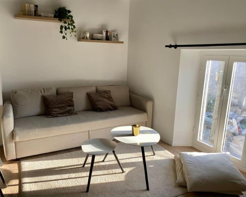 Appart Renove En Duplex Avec Terrasse Et Garage Bouleurs Exterior photo